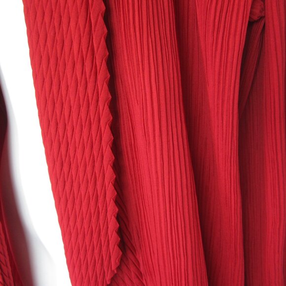 Chico's Size 3 XL 16 Solid Red Jacket / Cardigan Open Front Travelers Collection - Picture 3 of 7